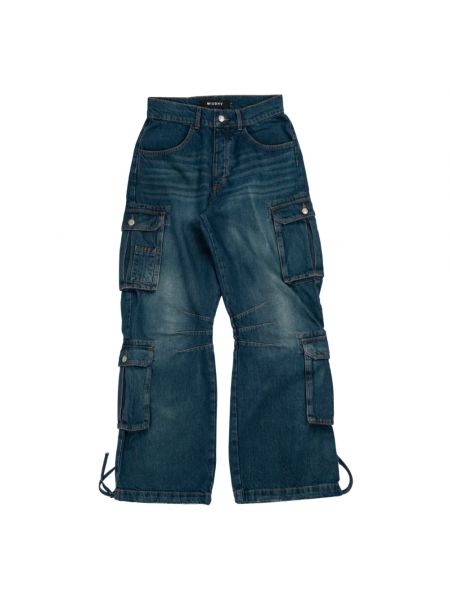 Bootcut jeans aus baumwoll Misbhv blau