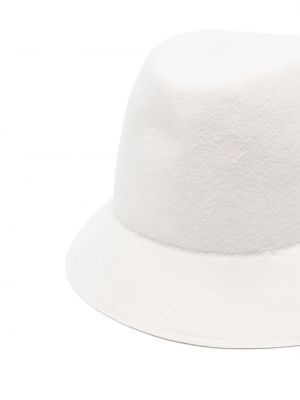 Vilnonis kepurė Comme Des Garçons Shirt balta