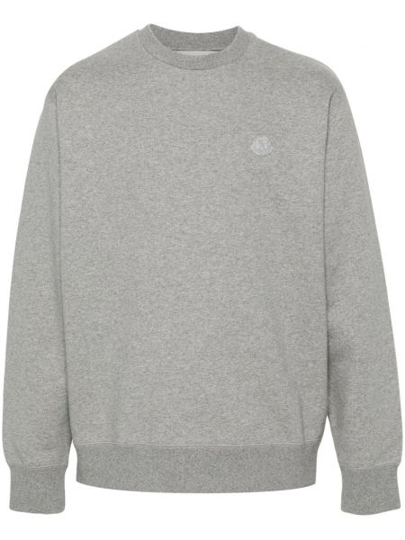 Broderet sweatshirt Moncler grå