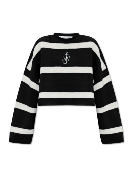 Sweter wełniany Jw Anderson czarny