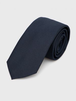 Шовкова краватка Hugo синя