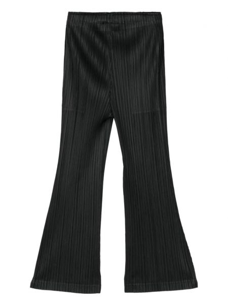 Spodnie plisowane Pleats Please Issey Miyake czarne