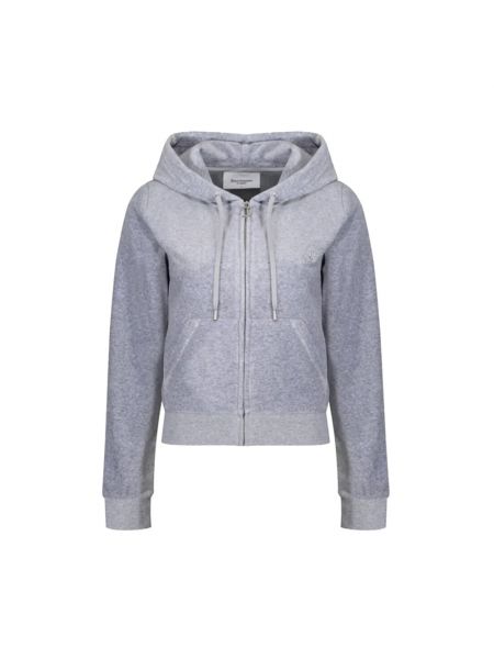 Velours hoodie Juicy Couture gris