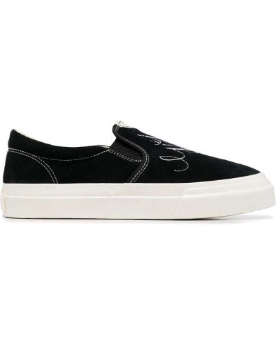 Skli på brodert slip-on sneakers Junya Watanabe Man svart