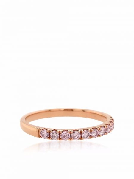 Аргайл пръстен от розово злато Hyt Jewelry