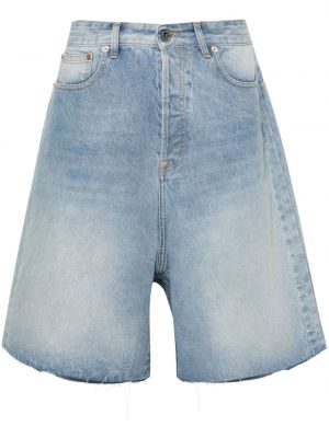 Shorts en jean Vetements bleu