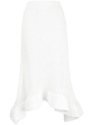 Spódnica midi z falbankami Melitta Baumeister biała