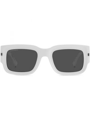 Białe okulary przeciwsłoneczne Dsquared