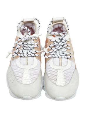 Sneakersy z siateczką Versace Pre-owned białe