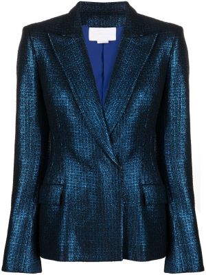 Tweed blazer Genny blau
