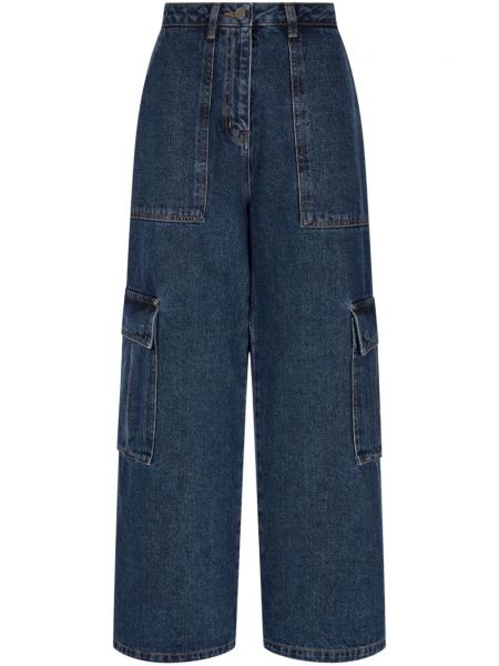 Cargo jeans Studio Tomboy blå