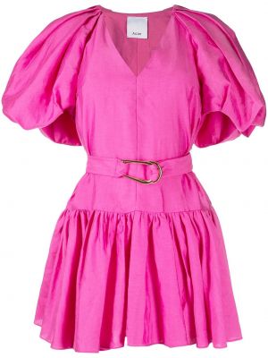 Ruffle dress Acler rosa