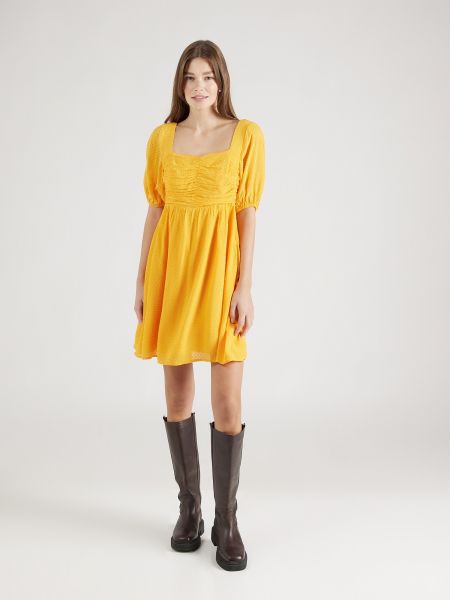Mini šaty Frnch Paris žltá