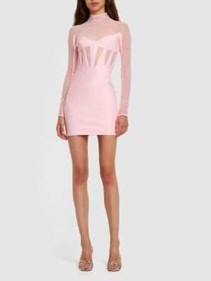 Mini kleita Mugler rozā