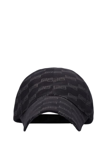 Bomull cap Balenciaga svart