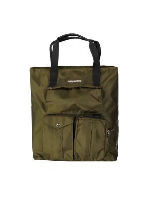 Shopper handtasche mit reißverschluss Dsquared2 grün