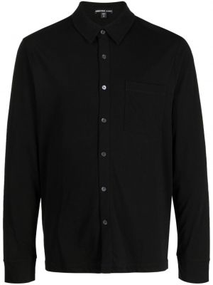 Džersinė marškiniai James Perse juoda