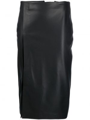 Midi sukně Blanca Vita černé