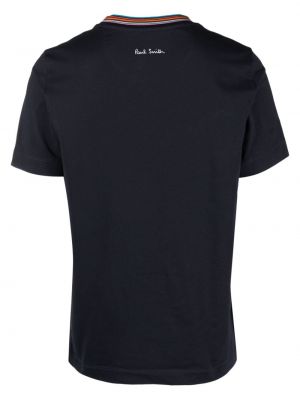 Bavlněné tričko Paul Smith modré