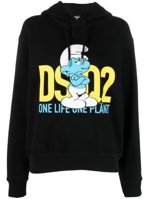 Hoodie Dsquared2 svart