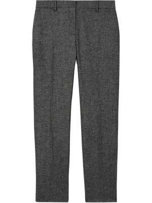 Pantalones de tweed Burberry negro