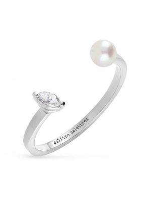 Puntíkatý prsten s perlami Delfina Delettrez