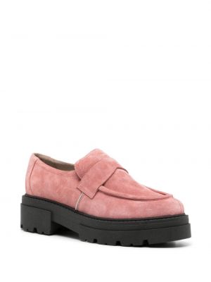 Slip-on seemisnahksed loafer-kingad Fabiana Filippi roosa