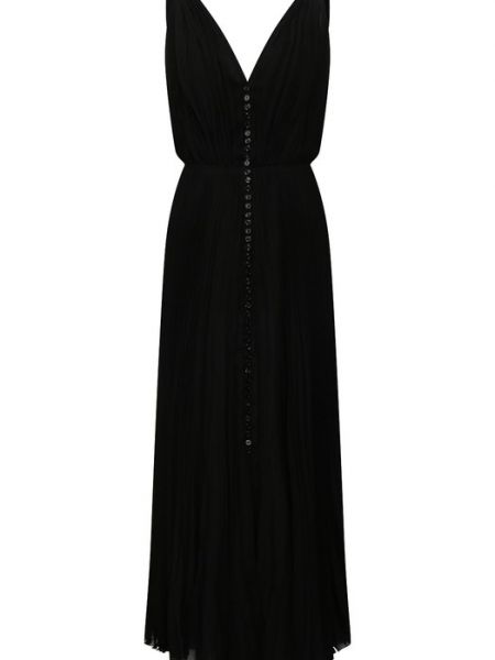 Длинное платье Chloé черное