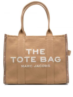 Jacquard bevásárlótáska Marc Jacobs barna