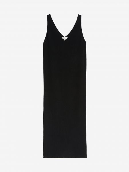 Pletené pletené midi šaty Marks & Spencer černé