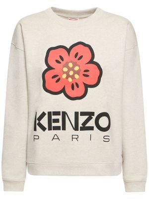Jersey de algodón de tela jersey Kenzo Paris gris