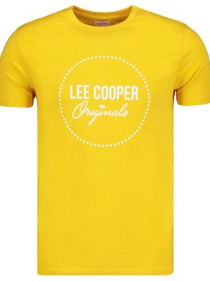Polo marškinėliai Lee Cooper geltona