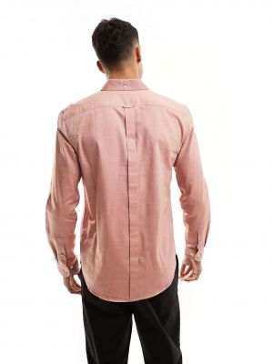 Рубашка с длинным рукавом Ben Sherman розовая
