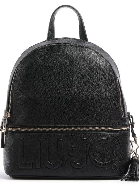 Кожаный рюкзак из искусственной кожи Liu Jo черный
