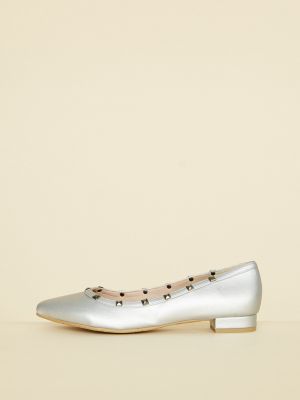 Balerina cipők Ojju ezüstszínű