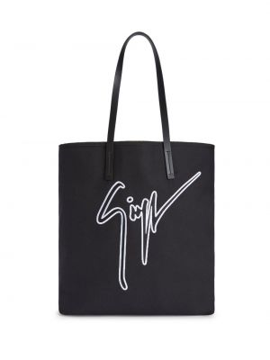 Trykt shoppingbag Giuseppe Zanotti svart