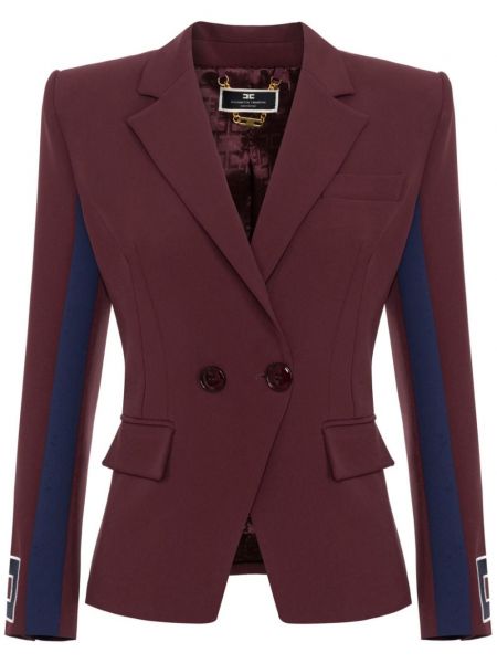 Dobbeltradet blazer Elisabetta Franchi rød