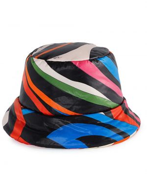Kapa s potiskom z abstraktnimi vzorci Pucci črna