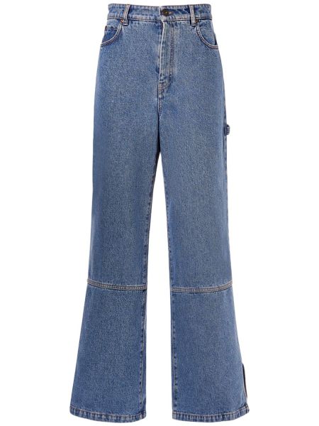 Bomuld jeans Weekend Max Mara blå