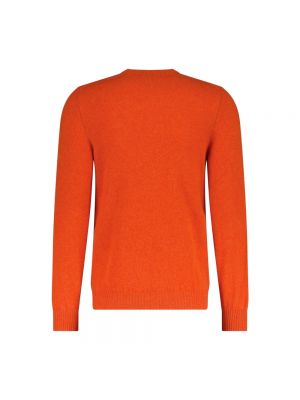 Sweter z kaszmiru Fedeli pomarańczowy