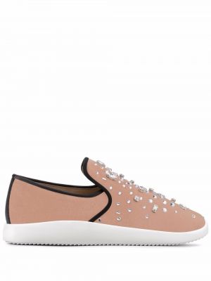 Skli på slip-on sneakers Giuseppe Zanotti rosa