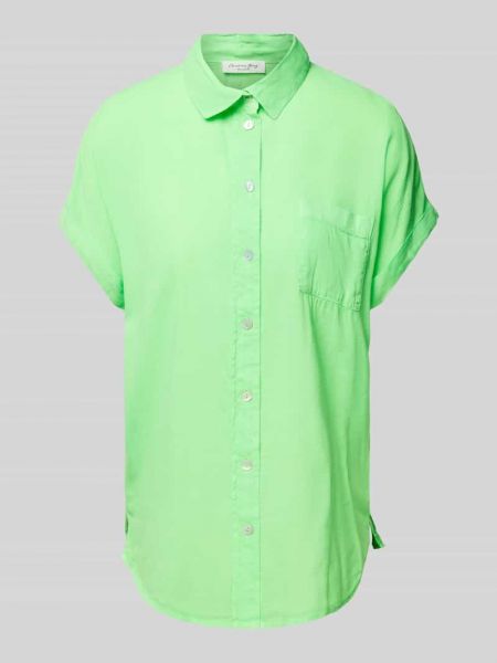 Krótka bluzka Christian Berg Woman zielona