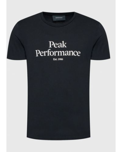 Peak Performance Póló Original G77692120 Fekete Slim Fit