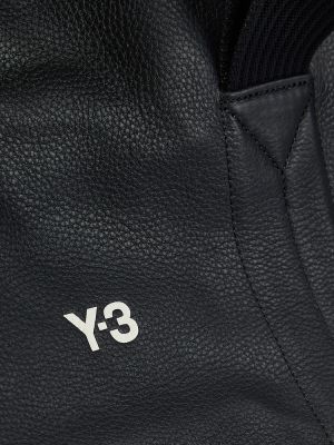 Кожени шопинг чанта Y-3 черно