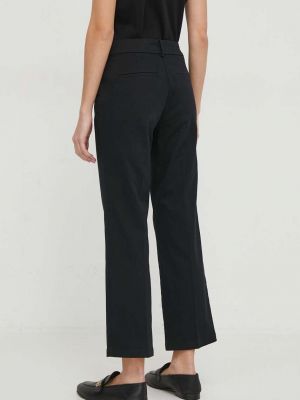 Jednobarevné kalhoty Sisley černé