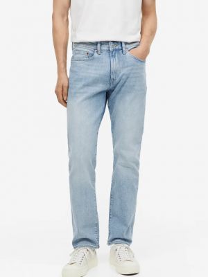 Прямые джинсы H&m синие
