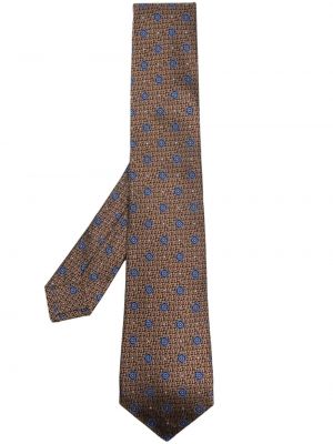 Cravată de mătase din jacard Kiton
