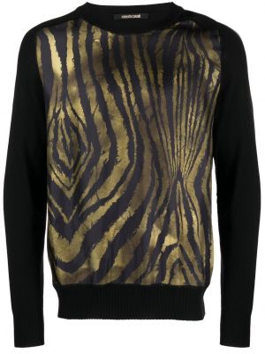 Sweatshirt mit print mit zebra-muster Roberto Cavalli