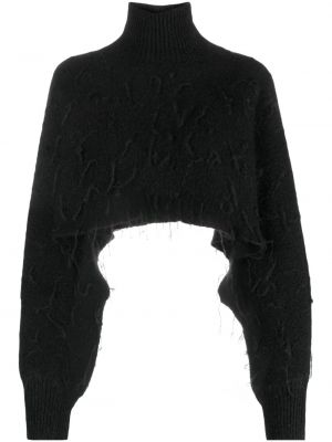 Sweter wełniany Mrz czarny