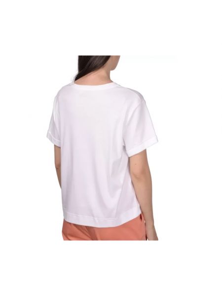 Camiseta de algodón Gran Sasso blanco
